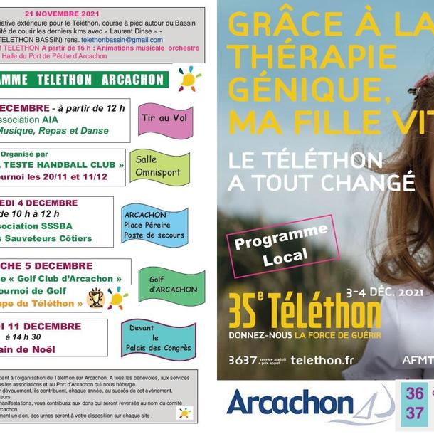 Programme du téléthon Arcachon